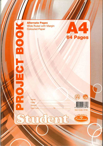 Picture of PROJECT BOOK A4 W/L 64PGS